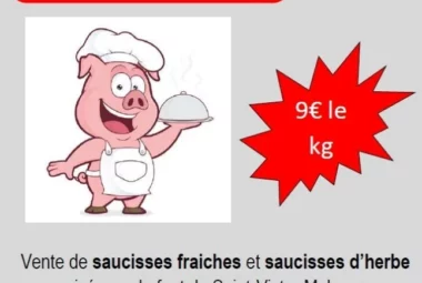 Vente de saucisses